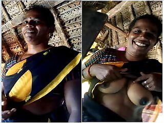 College girl from Tamil Nadu shows her tits and gets fucked by lover